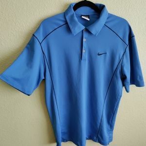 Nike Blue Golf Polo Shirt EUC